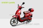 18 Inch Wheel Red Electric Bike Scooter Classic Vespa Style 48V 250W Brushless Motor