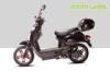 2 Wheeled 250 Watt Motorized Electric Scooter Gear Motor Full Suspension Removable Battery