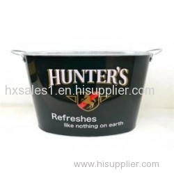 Oval shape household beer tin bucket