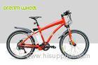 Red Pedal Assist Electric Mountain Bikes 48V 500W Gear Motor Cruiser Bicycle