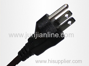 White & black UL 3 pin 110v power cord power cord for rice cooker SPT power cord for tv