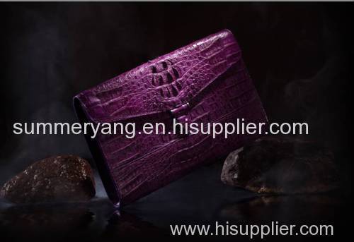 2015 New Business Crocodile Leather Handbags High-end Custom Luxury Large Capacity Card Handbag