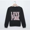 2015Women Hoodies Spring Autumn Sportswear Letter Print Love Pink Hoodies Women Sweatshirts