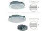 Die - casting aluminum 80W LED Canopy Light 7800-8500Lm High Lumen Output