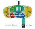 Embossed Button PET / PC / PVC Actile Membrane Switch With LED Window