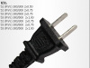 China Standrad 2pin plug power wire / cable