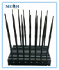 2015 New 14 Bands High Power Portable Jammer Cell Phone Jammer Desktop High Power Phone Signal Jammer/Blocker