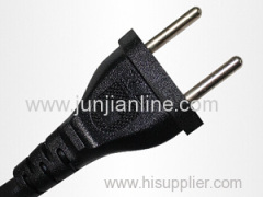 Brazil 250v Standrad 2 plug power cord