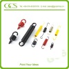 precision industrial springs carbon steel extension spring taper extension spring tension spring with hooks