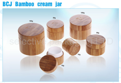 bamboo jar with PP inner jar