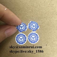 Custom Logo Printed Inspected Warranty Void If Seal Broken Or Removed Stickers from Minrui