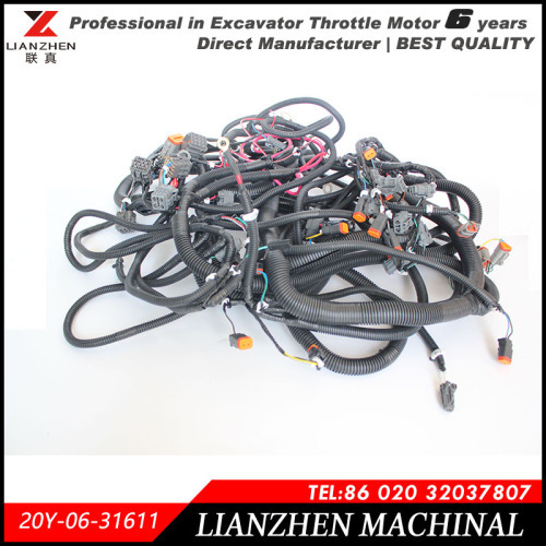 Excavator old series outer cabin wire harness 20Y-06-31611