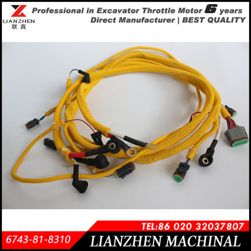 Excavator engine wiring harness 6743-81-8310