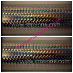 China largest self adhesive vinyl material factory Minrui wholesale hologram destructibl label paper rolls and sheets