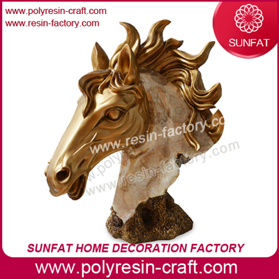 Custom handmade art resin decoration for home animal statue sculpture modern sculpture