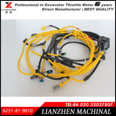 Excavator engine wiring harness 6251-81-9810