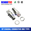 Renhotec Right Angle 5 Pin HD-SDI Zinc Alloy PCB Mount BNC Female Electrical Connector