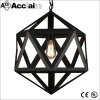 Black wrought iron chandelier Cafe Lighting American home lights Restaurant lights