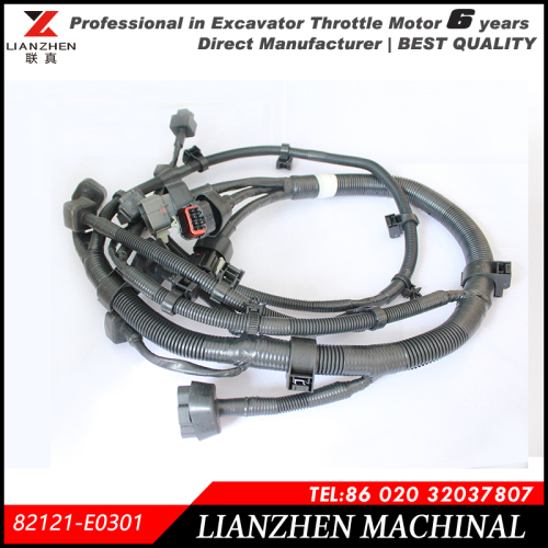 Excavator Hino J08 wiring harness 82121-E0301