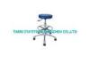 Blue PU Leather ESD Chairs Clean Room Laboratory Chair no trace castor