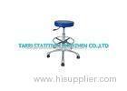 Blue PU Leather ESD Chairs Clean Room Laboratory Chair no trace castor