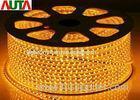 Green 110V Super Bright LED Christmas Rope Lights Warm White 7.5MM Thickness
