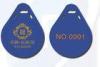 HEYU plastic soft PVC rectangular soft rubber NFC LF RFID Tags with keychain