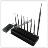 8 Antennas 4G Cell Phone GPS WiFi Signal Jammer UHF VHF Lojack Jammer