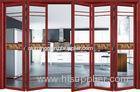 Commercial Exterior Double Folding Doors / Aluminium Folding Patio Doors