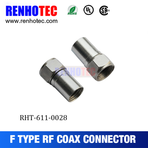 F Type Adapter Connector Male Crimp Type