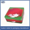 Square metal gift box cup tin box