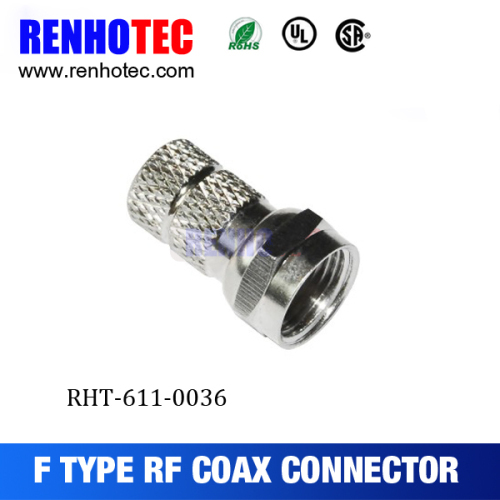 Waterproof Crimp F Plug Connector