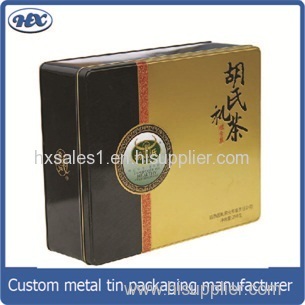 Tea storage metal box/tea package tin box