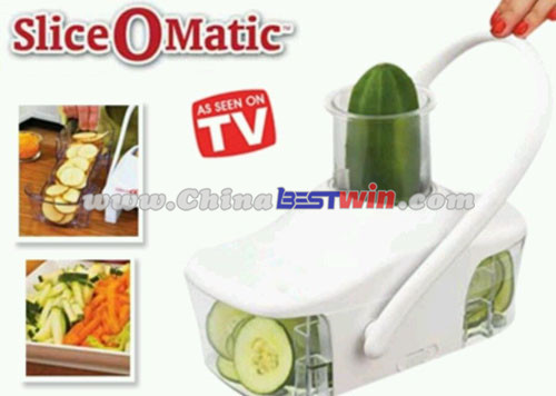 Telebrands Slice-O-Matic New Vegetable Slicer Chopper Cutter As Seen ON TV