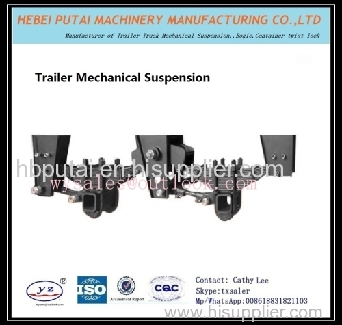 Semi trailer bpw truck trailer mechanical suspension