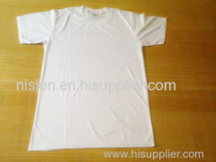 plain white polyester cheap electioer africa use thin crew neck casual unisex t shirt