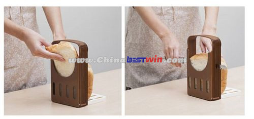 Bread Loaf Cut Toast Slicer Cutter Slicing Guide Kitchen Tool Slice Gadget