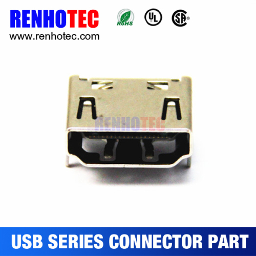 China Supplier USB 3.1 C Type 90 Degree Female USB Connector Price Port