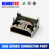 Hight Quality USB 3.1 C Type Right Angle Dip 9pin Female USB Connector