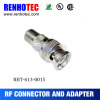 BNC Plug to F Jack Female Crimp Electrical Adapter Connectors Coaxial Connectors for RG58 RG59