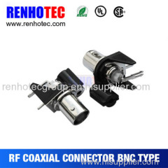 Customized wiring straight electrical connector BNC type jack connector