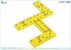 Yellow EVA Foam Toys Jigsaw Puzzle Dominoes With Printing For Children