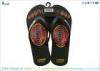 Black Summer Size 14 Mens Beach Slipper With EVA Sole And PVC Strap