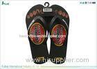 Black Summer Size 14 Mens Beach Slipper With EVA Sole And PVC Strap