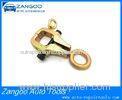 Mini 3 Ton Automotive Auto Body Pulling Clamps With Yellow Zinc Plated