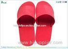 Comfortable Disposable Flip Flops Size 9 Red With EVA Foam Material