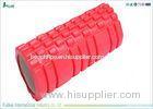 Hollow Red High Density Eva Foam Roll For Yoga 33 * 14cm Size