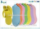 Comfortable Rainbow Disposable Flip Flops With EVA Foam Material