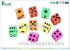 Customized Colorful High Density EVA Foam Toys Dice For Playing Games