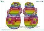 Personalized Rainbow Children Rubber Flip Flops High Density